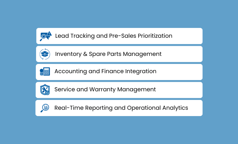 Key Features of a DMS for Tractor & EV OEMs